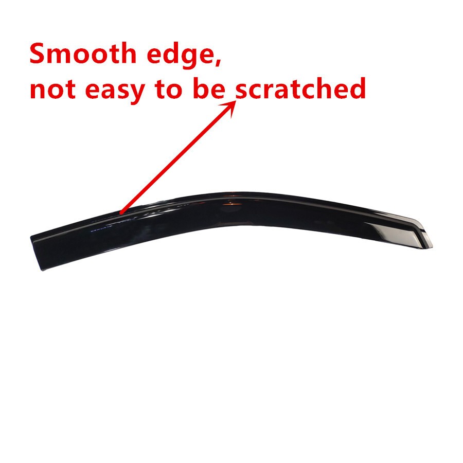 Weather Shield Window Visor Slim for Ford Ranger PX123 2012-2022 Dual Cab