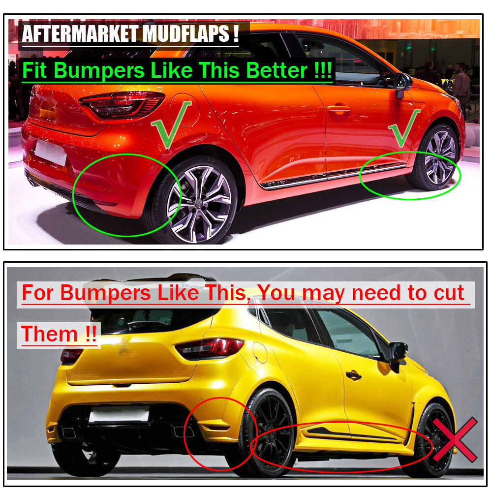 4pcs Universal Splash Guards For Auto Car Pickup SUV Mudflaps Mud Flaps Mudguard