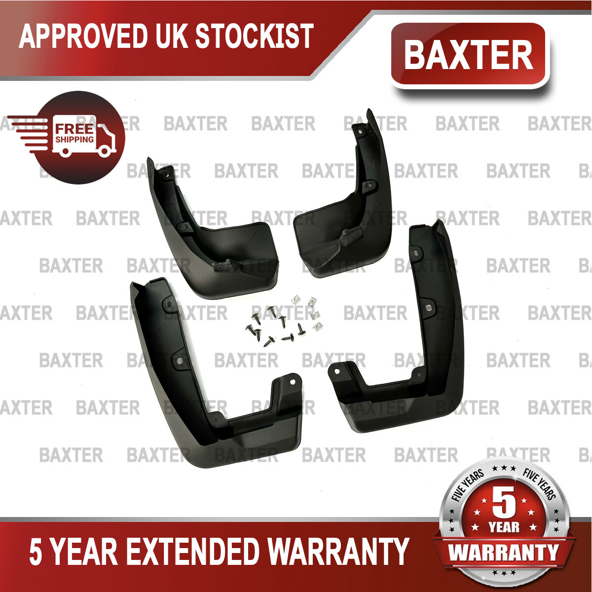 Mud Splash Guards x4 FR/RR For Honda CR-V 2017-2020 Baxter