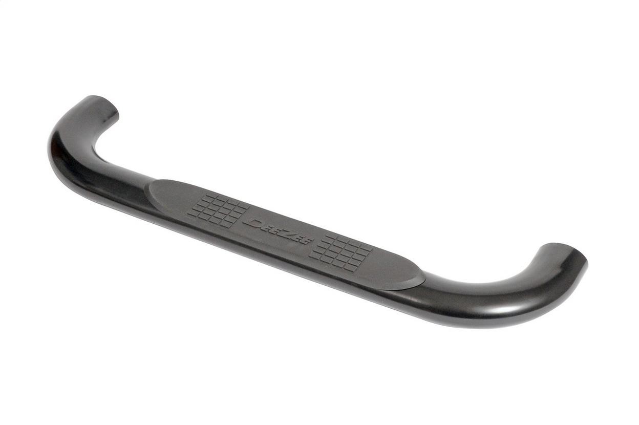 Dee Zee DZ372519 Textured Black Steel Side Steps 4 in. Oval Cab Length