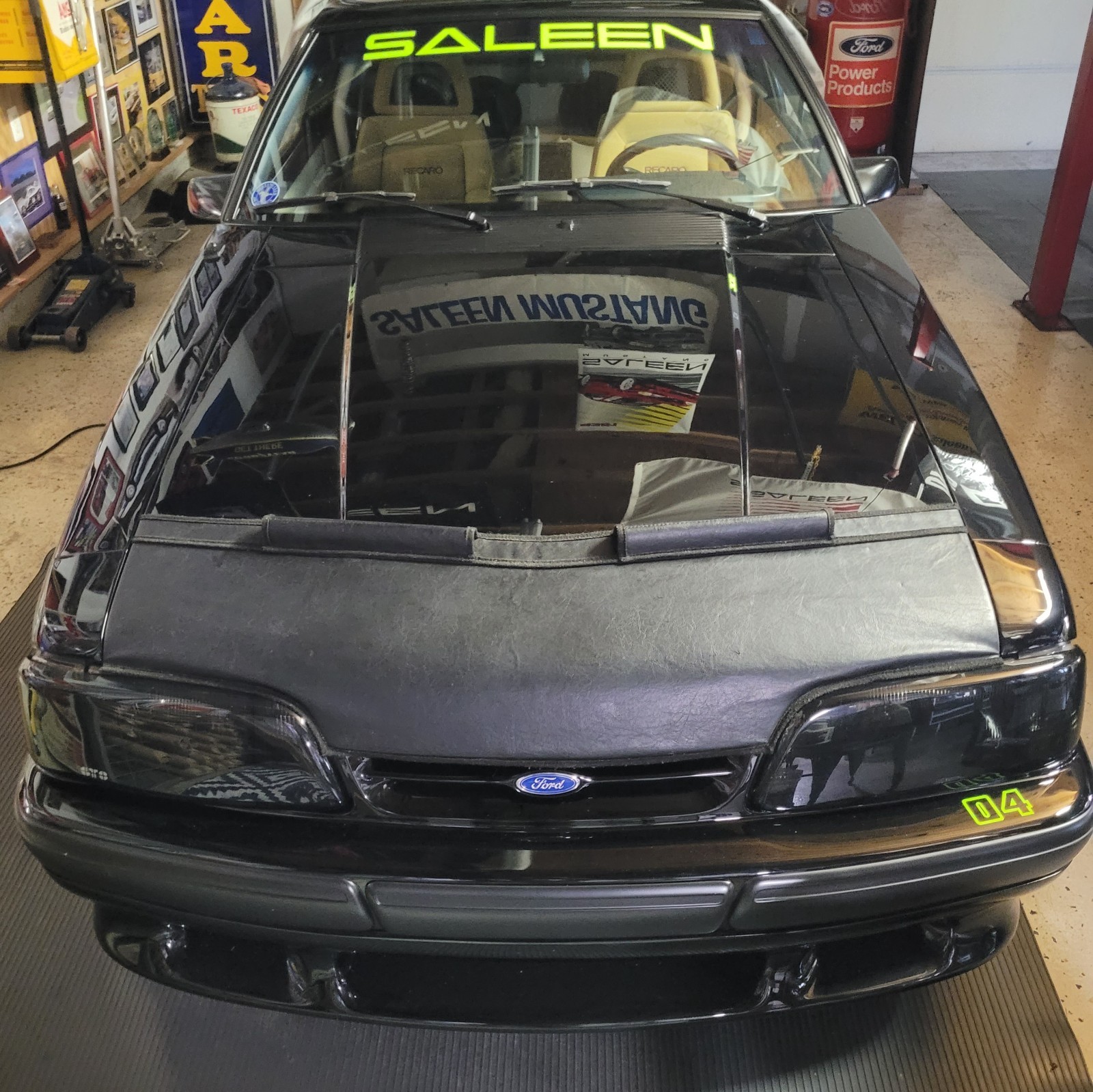 1987-1993 Ford Mustang Foxbody Hood Bra Mini Mask