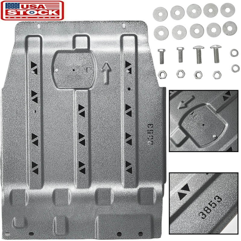 Manganese Steel Heavy-Duty Transmission Skid Plate for Ford F150 2015-2022 4WD