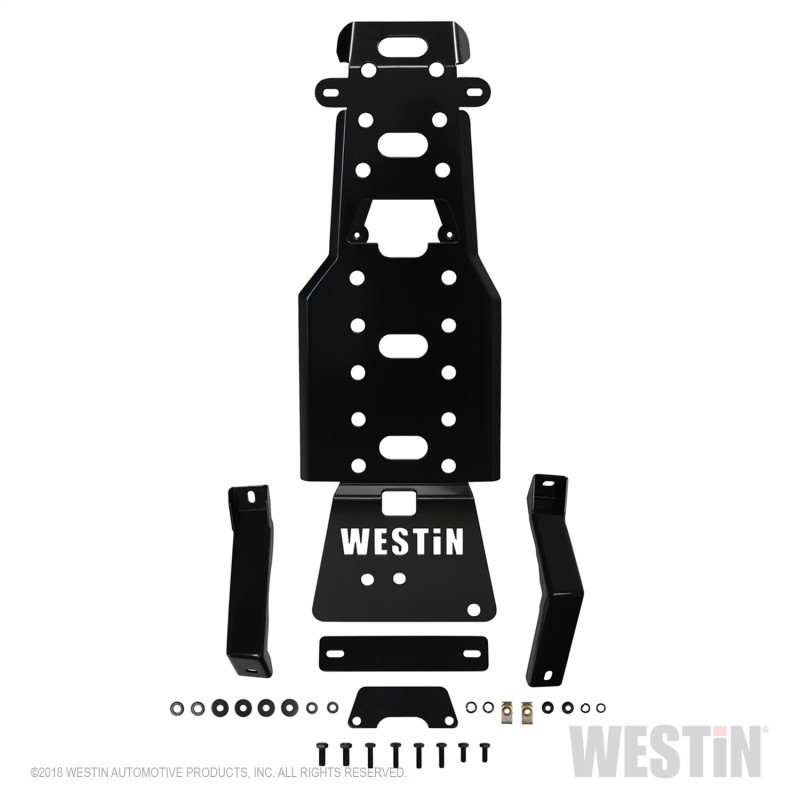 Westin 42-21125 Snyper Trans Pan Skid Plate Black 2007-2011 Jeep Wrangler JK