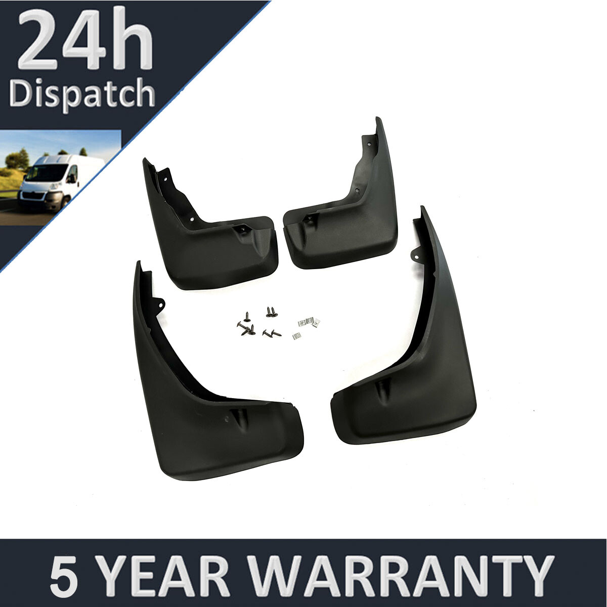 Tailored Mud Flaps Set of 4 For Land Rover Freelander 2 2007-2015 Purevue