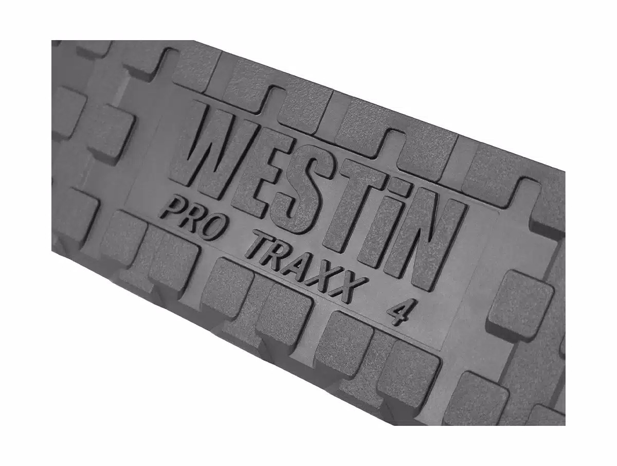 Westin Pro Traxx 4″ Black Oval Nerf Bars Side Steps 21-21405