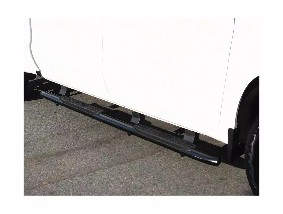 Westin Pro Traxx 4″ Black Oval Nerf Bars Side Steps 21-21405