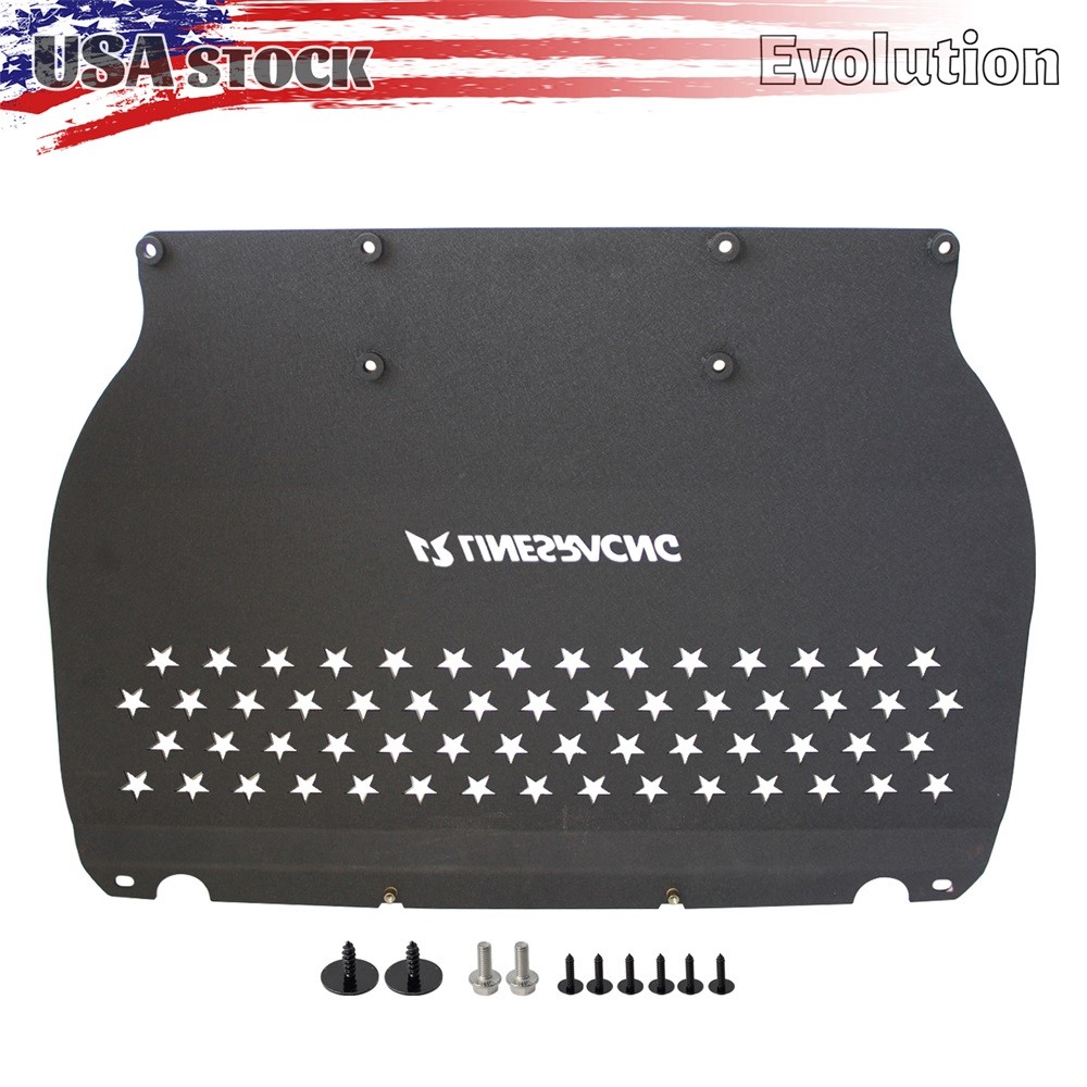 Black Aluminum Skid Plate for BWM F97 F98 X3 M Competition X4 S58 3.0L 2019-2024