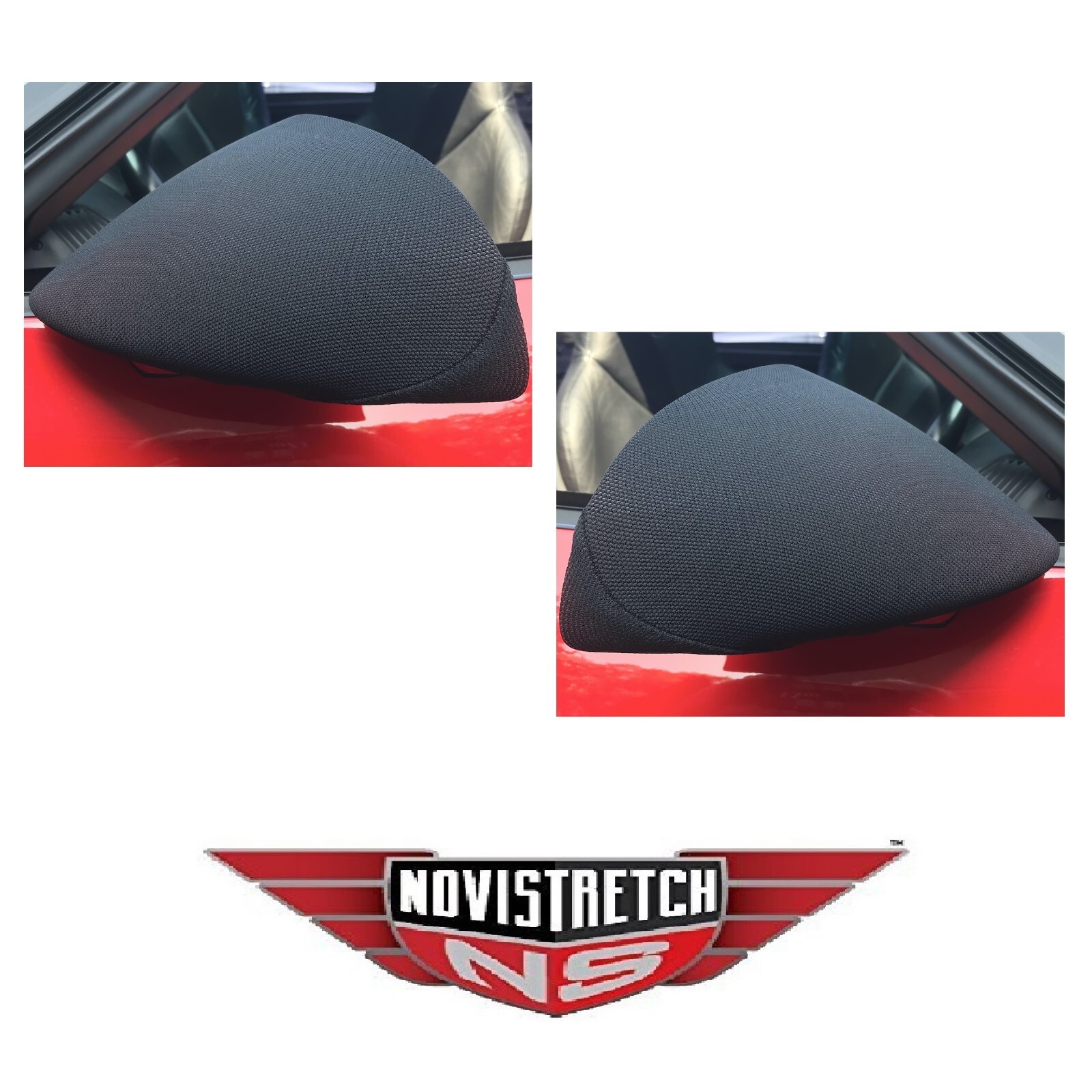 C4 Corvette NoviStretch Mirror Stretch Covers MC350 Fits All 84-96