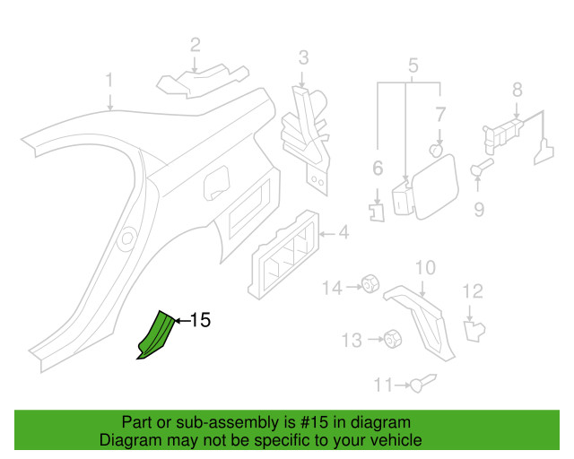 2005-2010 HYUNDAI SONATA LEFT STONE GUARD FILM P/N 84211-3K000 GENUINE OEM NEW