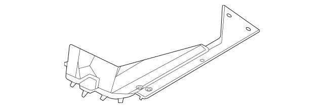 GENUINE GENESIS GV80 2021-2025 RADIATOR UPPER SIDE SHIELD RH=PASSEN, 86378-T6000