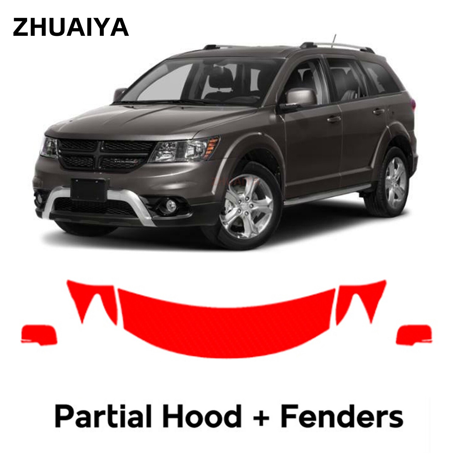 Hood Precut PPF Paint Protection Film For Dodge Journey 2012-2018