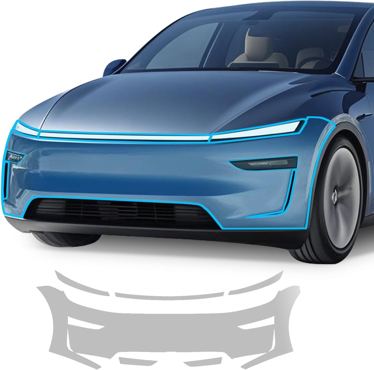 2025 2026 Tesla Model Y Juniper TPU PPF Paint Protective Film Custom Fit