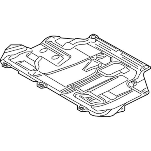 Genuine Ford Powertrain Skid Plate F1FZ-6P013-B