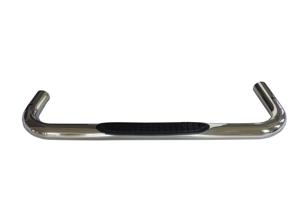 TrailFX 1130301091 3 Inch Round Bent Pol Stainless Steel Without End Caps Rocker