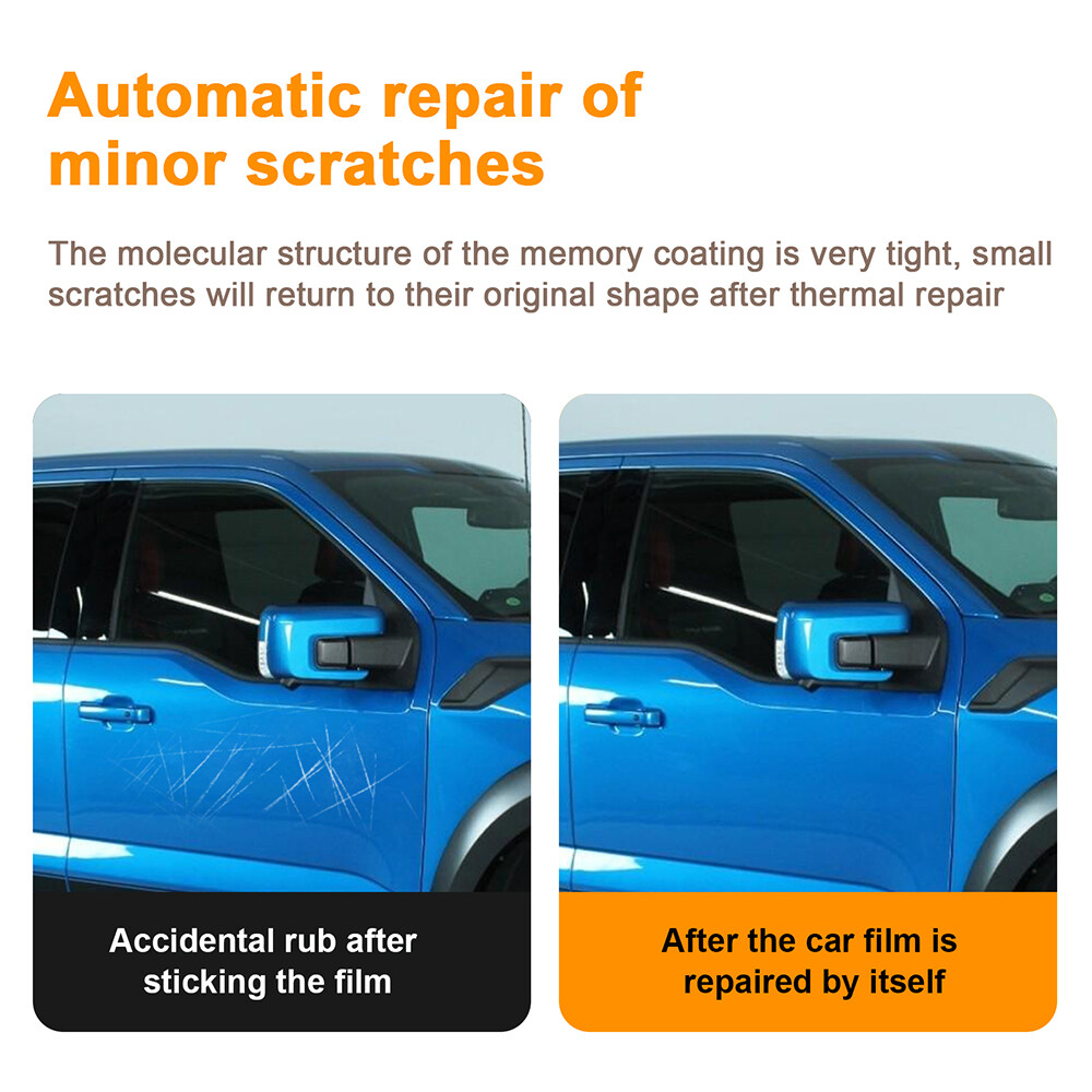 Car Rearview Mirror Precut Paint Protection Film TPU PPF For Ford F150 2022-2023