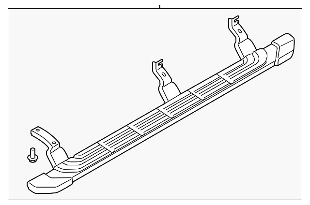 Genuine Ford 5-Inch Angular Step Bars Supercab KB3Z-16450-AC