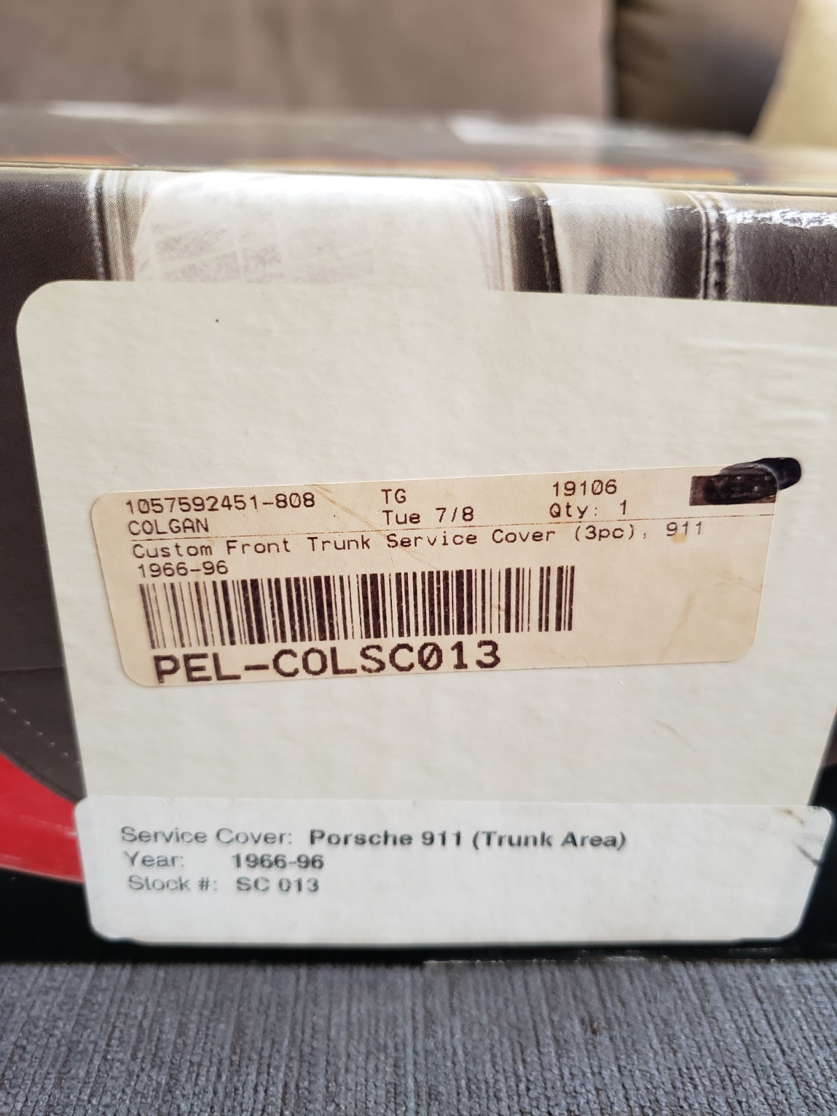 Vintage Colgan Custom Car Bra Porsche 911 1966-96 – Brand New!!