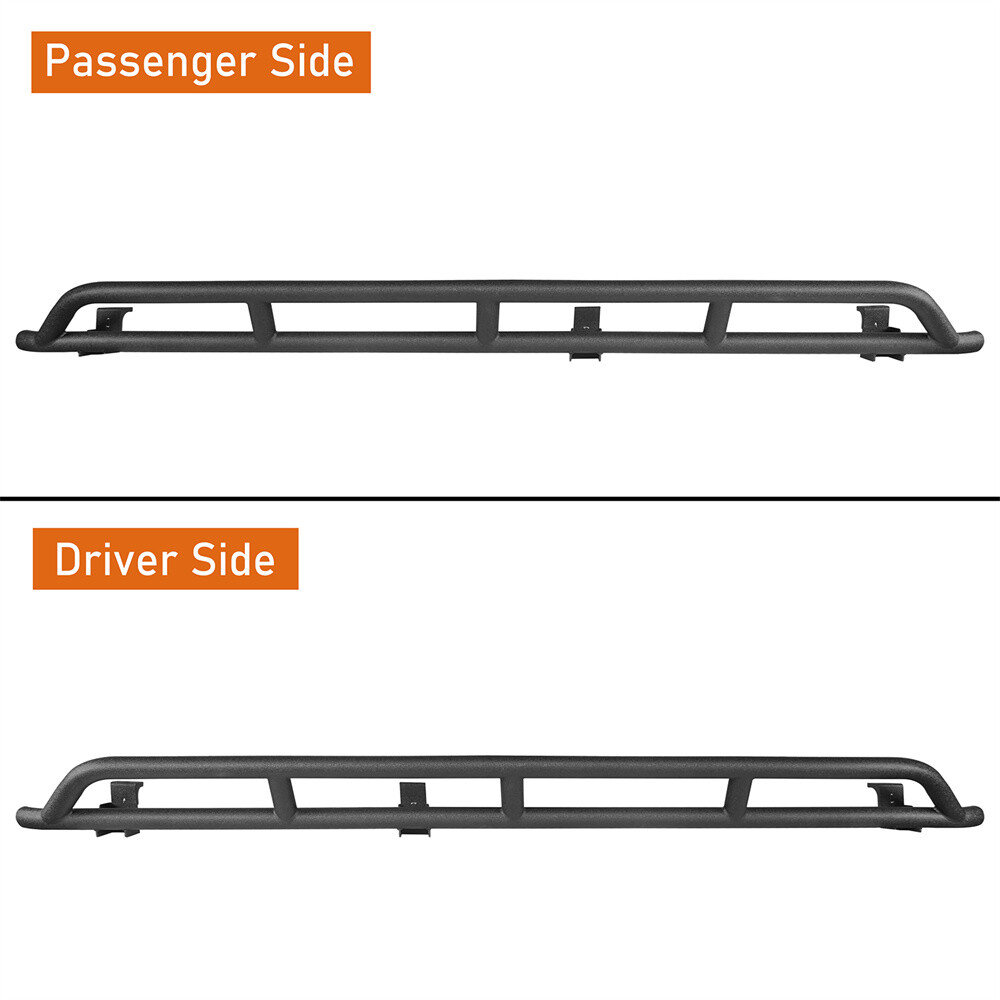 Fit 2020-2026 Jeep Gladiator JT Body Side Armor Tube Slider Rocker Guard Protect