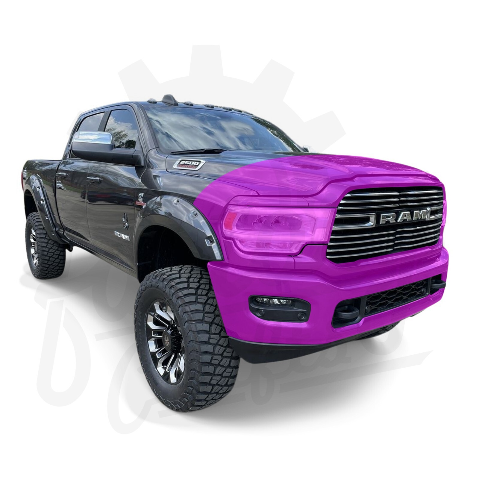 Stone Guard Paint Protection Film Clear Bra PPF fits Dodge Ram 2500 2019-2023