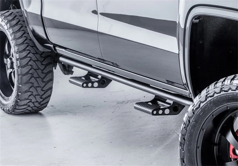 N-Fab T154RKRCC RKR Rock Rails – Cab Length (2 Steps) For 16-23 Tacoma Double