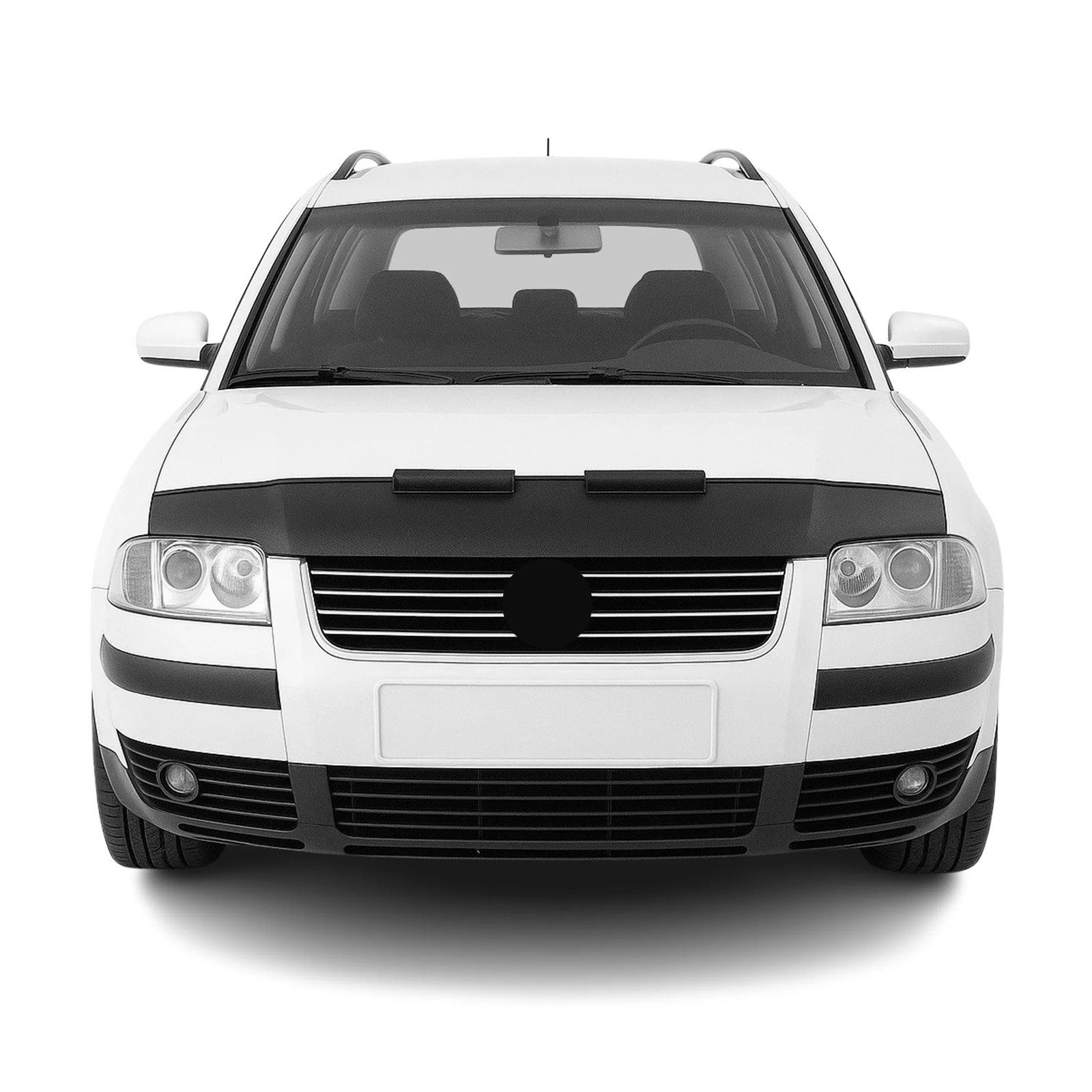 Car Bonnet Mask Hood Bra for VW Passat B5.5 2002-2005 Black 1 Pc