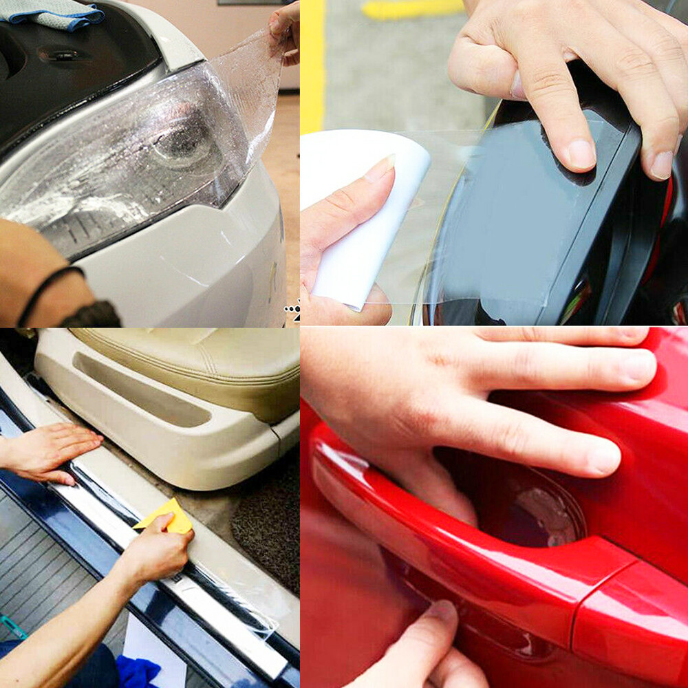 For Headlight Bumper Body Transparen Anti-Scratch Protection Vinyl Film Sticker