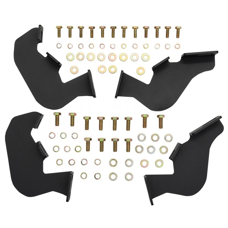 Westin/HDX Drop Nerf Step Bars – Textured Black Fits 2021+ Ford Bronco (2-Door)