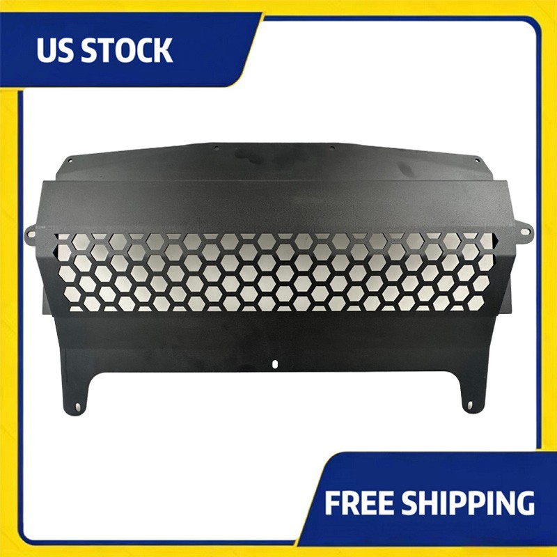 Black Aluminum Oil Cooler Skid Plate for BWM S55 F80 M3 F82 F83 M4 3.0L Turbo