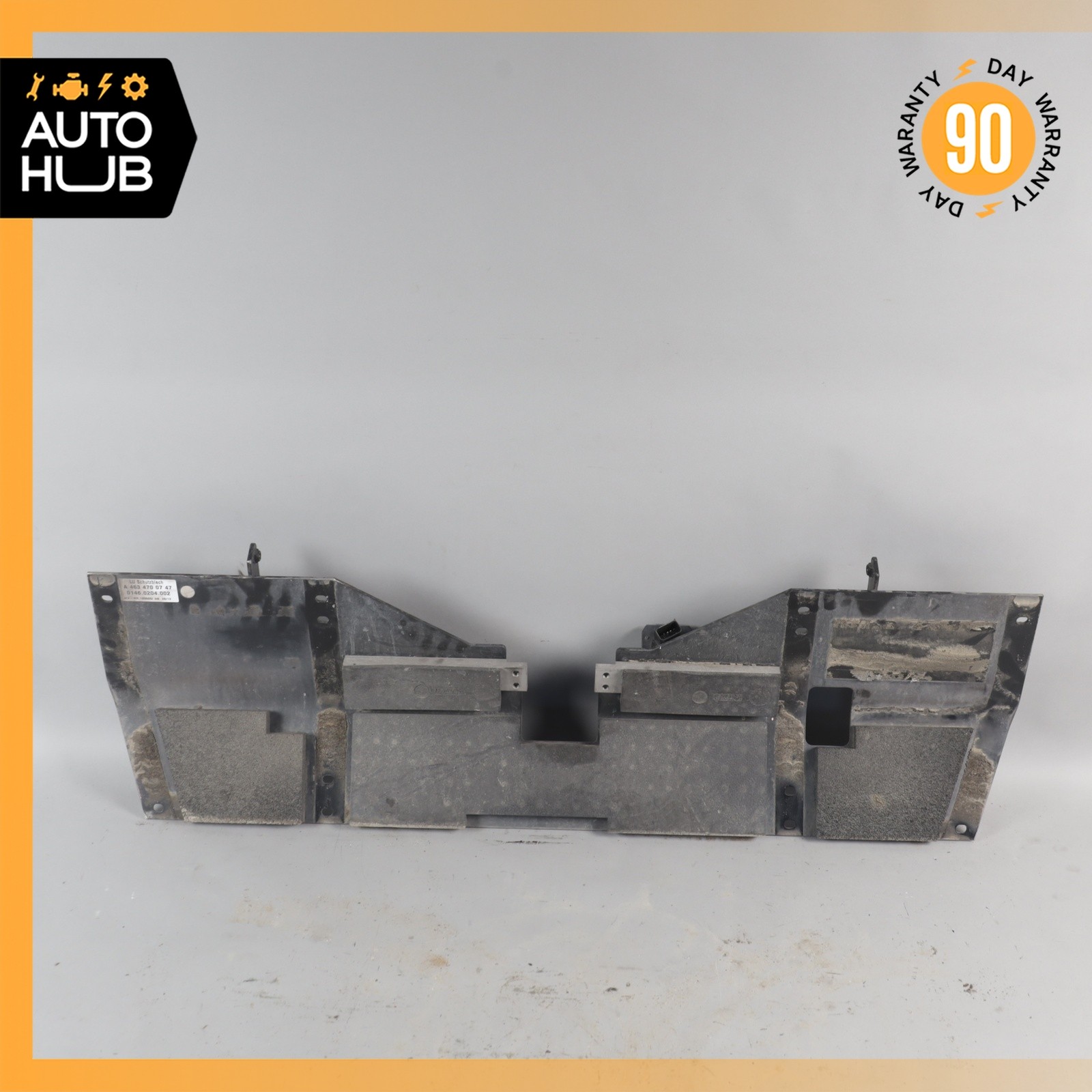 13-18 Mercedes W463 G550 G63 Rear Lower Fuel Tank Skid Plate Metal Shield OEM