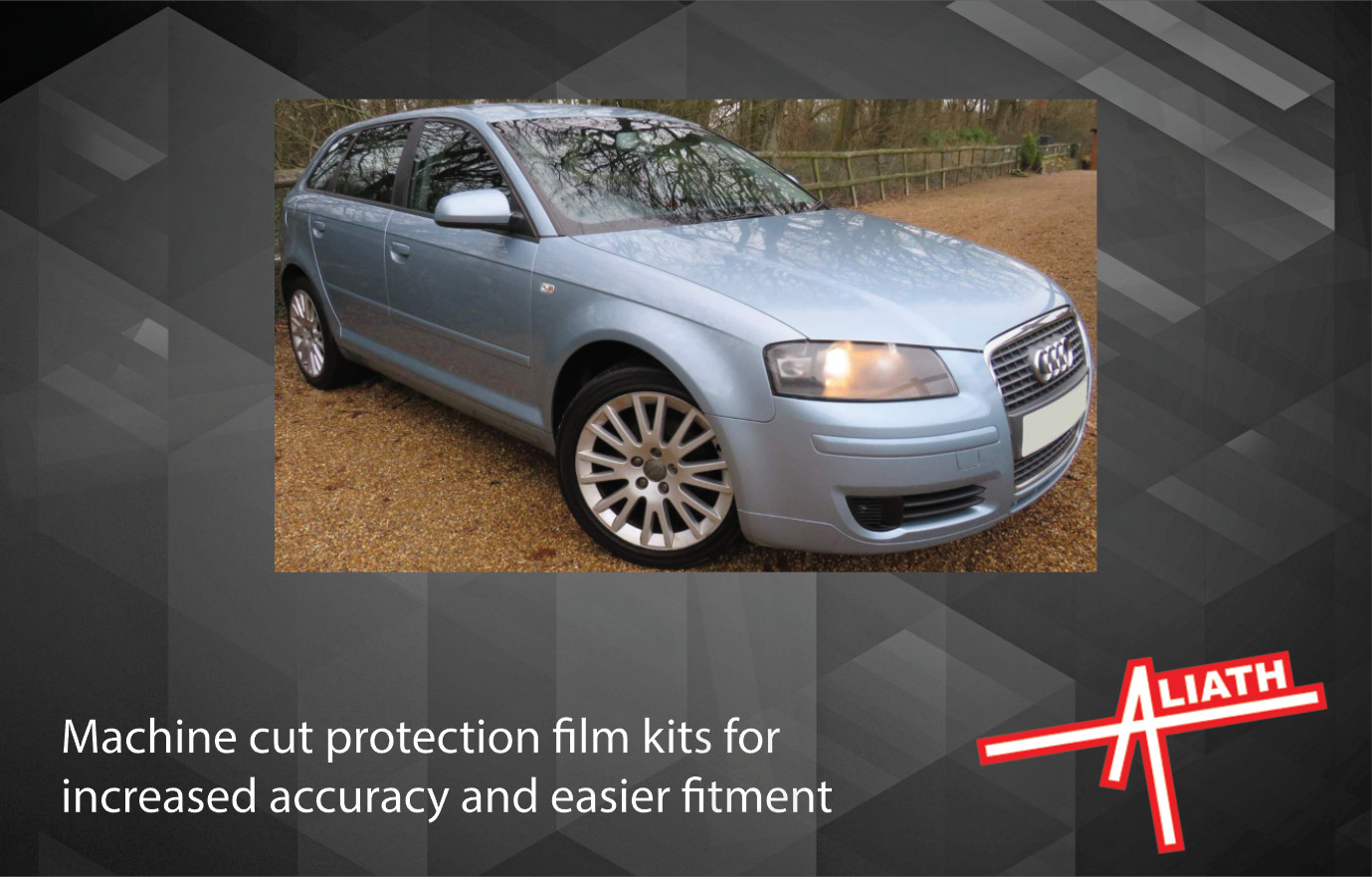 Fits Audi A3 S3 (8P) 2003-12 Rear Arches Stone Chip Guard Paint Protection Film