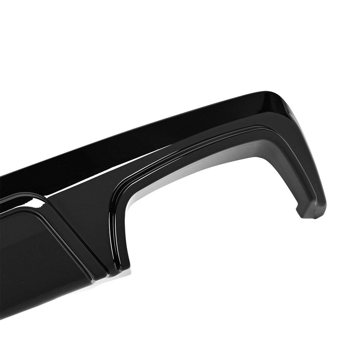For BMW 5 Series G30 LCI 2021-23 Rear Bumper Diffuser Lip Splitter w/ LED light