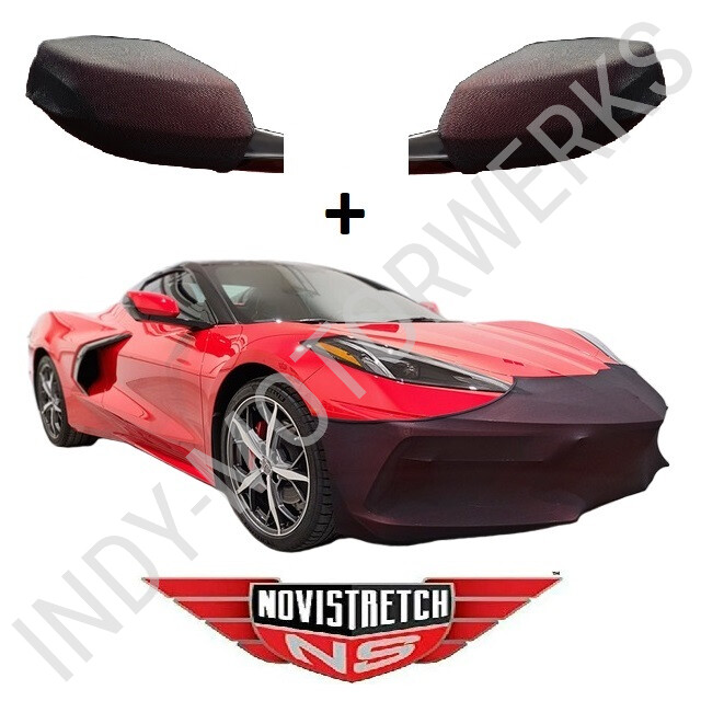 C8 CORVETTE STINGRAY NOVISTRETCH FRONT + MIRROR BRA STRETCH MASK 2020 + LATER