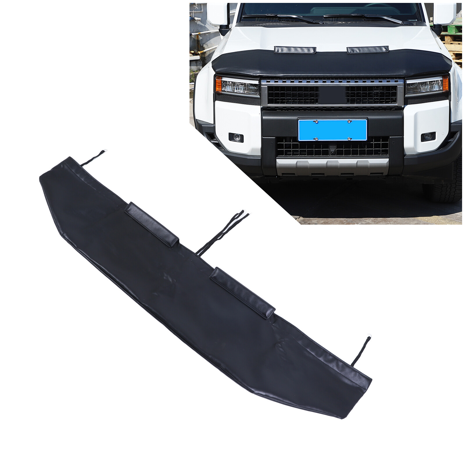 Hood Bra Guard Bonnet Mask Stone Deflector Fits Toyota Land Cruiser 2024-2026