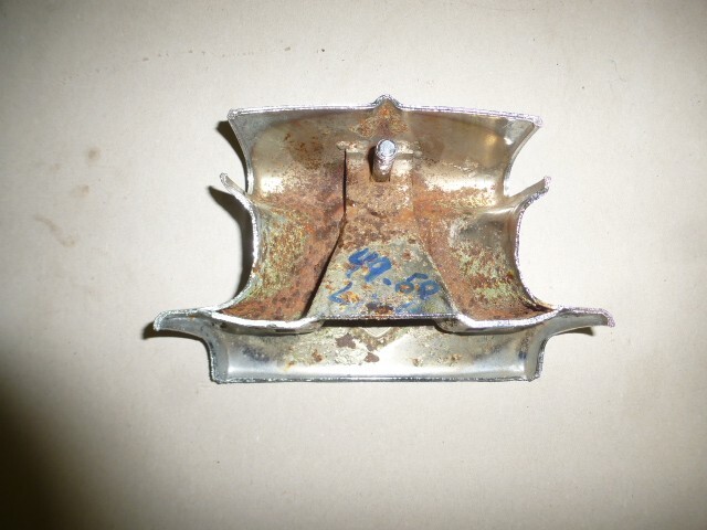 VINTAGE 1946 1948 LINCOLN ZEPHYR REAR CENTER BUMPER GUARD RECHROMED VERY NICE!!