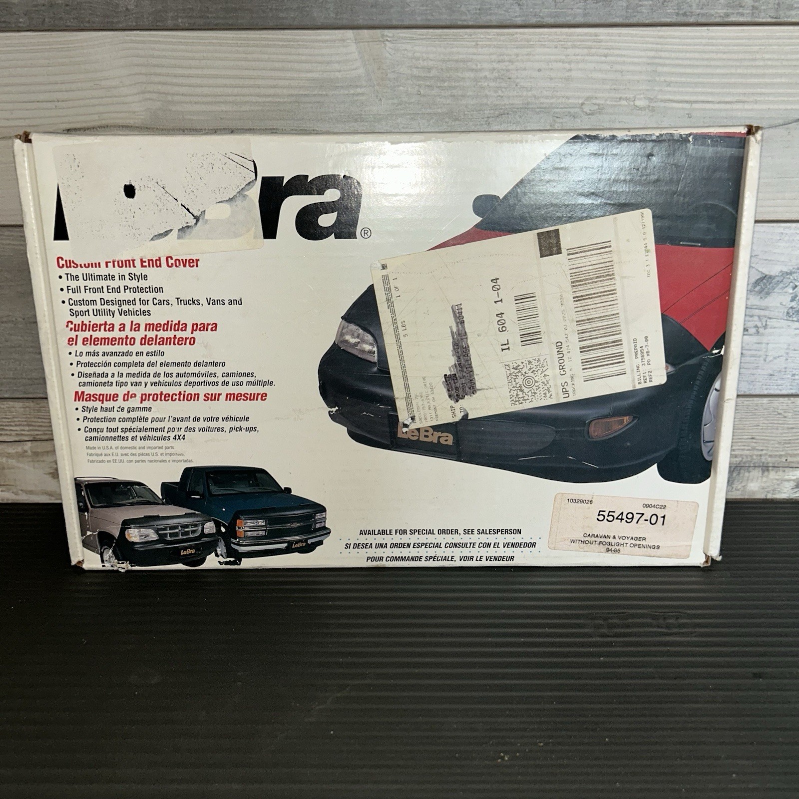 Covercraft LeBra Custom Front End Cover for Dodge Caravan/Plymouth Voyager