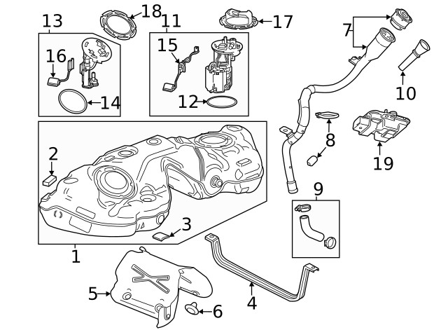 Genuine GM Fuel Tank Shield 23463337