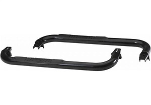 3-Inch Steel Round Bent Side Step Bar for Jeep Wrangler YJ & TJ – No-Slip Pad, T