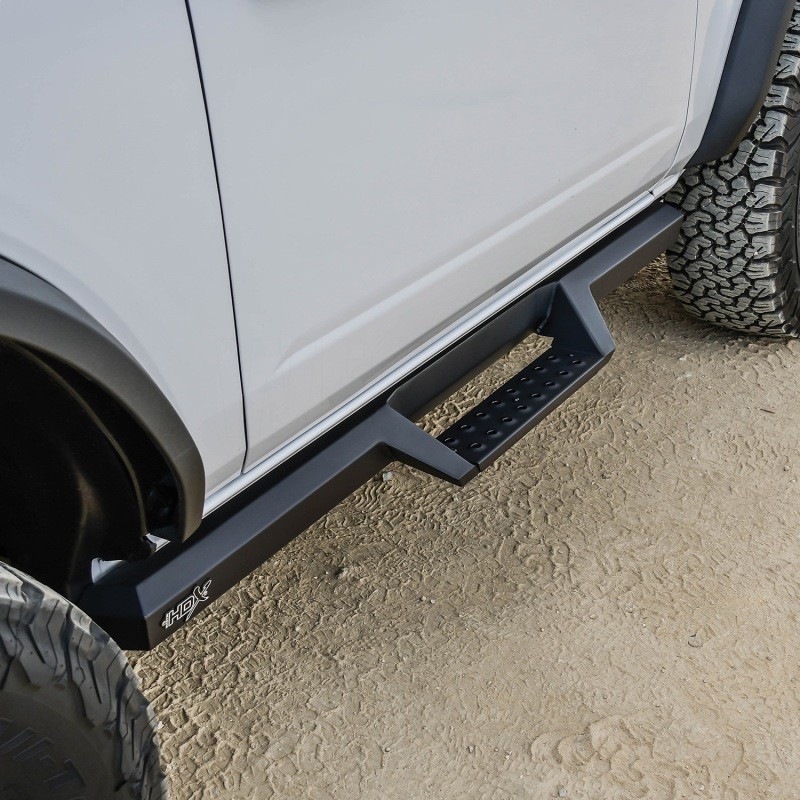 Westin/HDX Drop Nerf Step Bars – Textured Black Fits 2021+ Ford Bronco (2-Door)