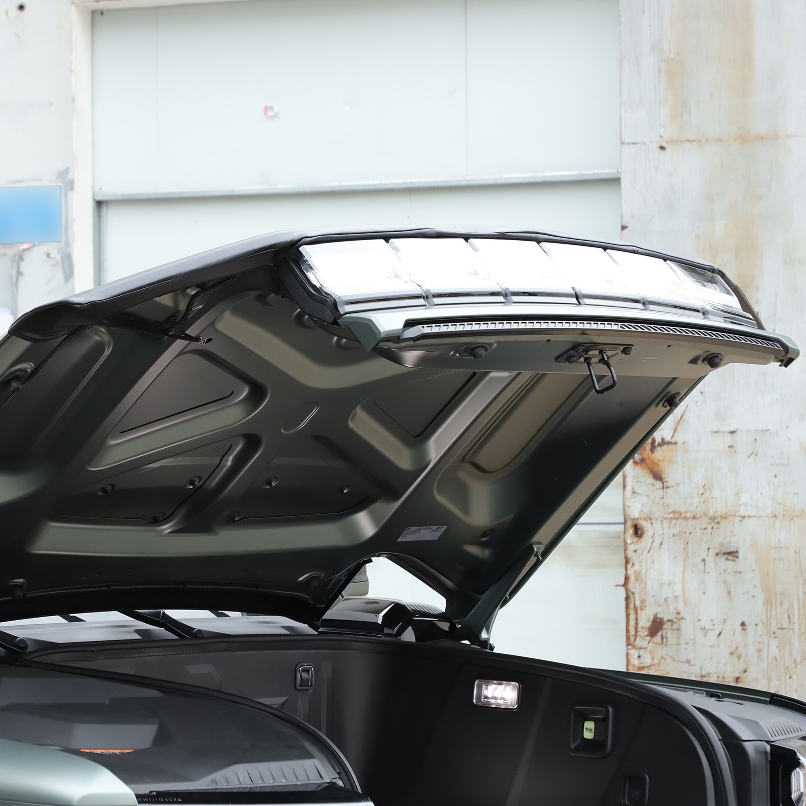 PU Leather Hood Bra Protection Stone Bug Deflector Guard Fits Hummer EV 2024+