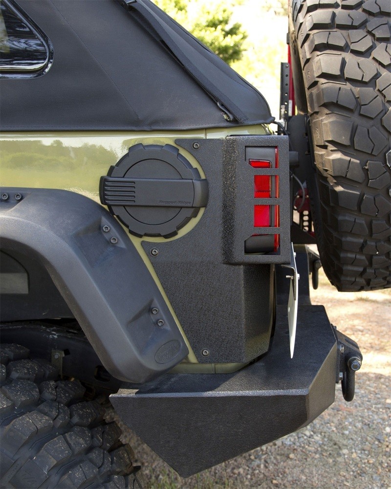 Rugged Ridge XHD Corner Guard Rear Fits 07-18 Jeep Wrangler JKU 4 Door