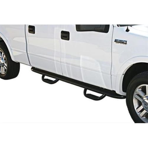 Westin 20-1315 GenX Cab Length 4 Inch Oval Nerf Step Bars Black NEW