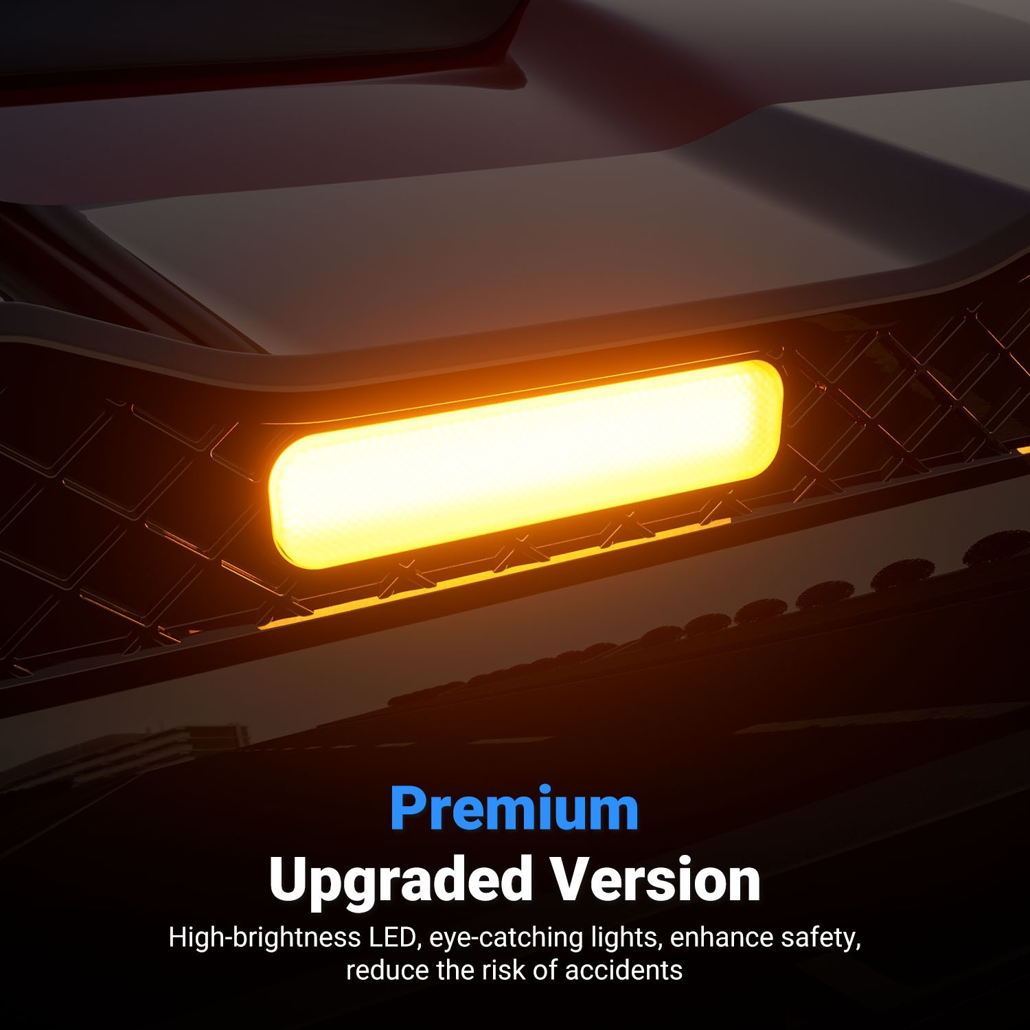 Hood Protector with LED Light For 2019-2024 Chevrolet Silverado ZR2 Deflector