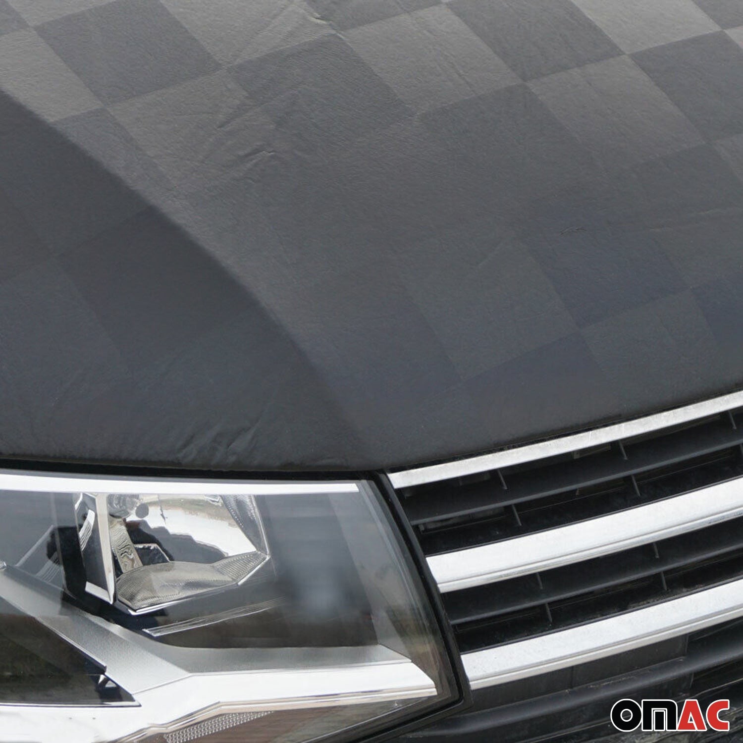 Car Bonnet Mask Hood Bra for RAM ProMaster 2014-2022 Full Coverage Chequered
