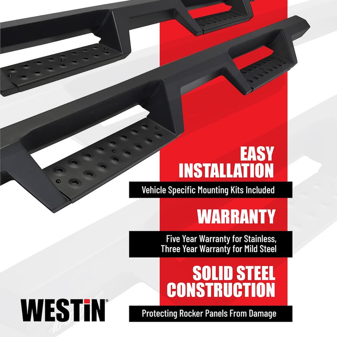 Westin Automotive 56-141352 HDX NERF BAR SQUARE 3″