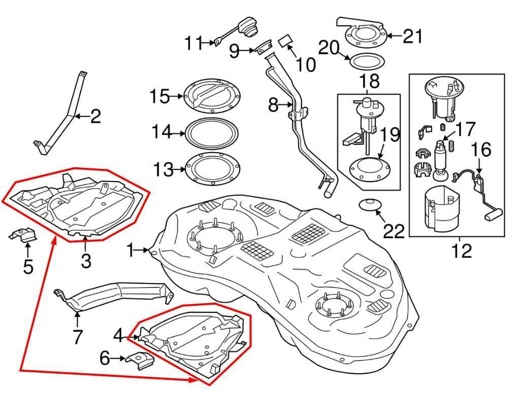 2015-2021 Subaru WRX LH and RH Fuel Tank Skid Plate Protector 42045FJ010 *ReaD*
