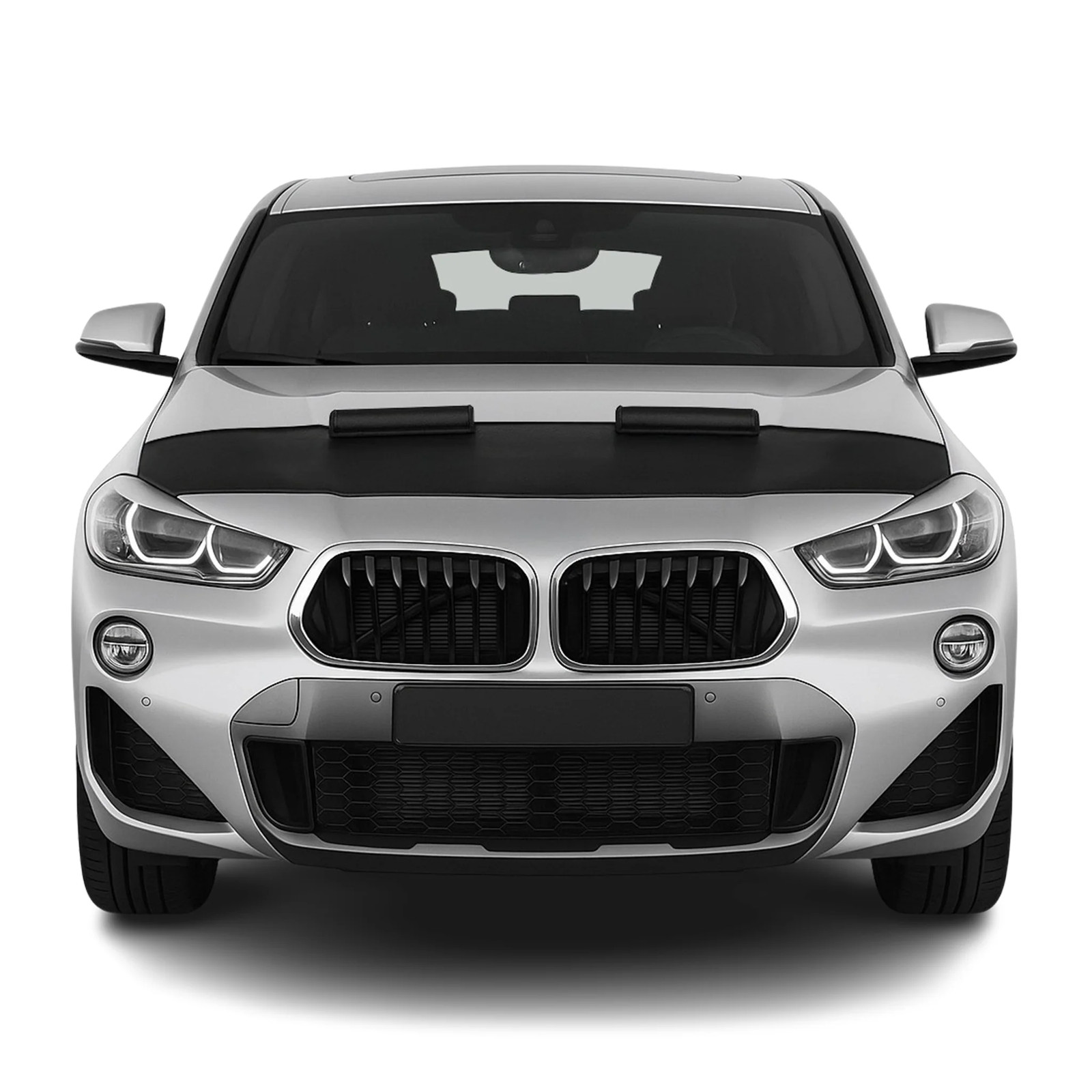 Car Bonnet Mask Hood Bra for BMW X2 F39 2018-2023 Half Black