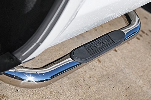 Dee Zee DZ3700303 3-Inch Stainless Steel Universal Nerf Bars for Trucks and SUVs