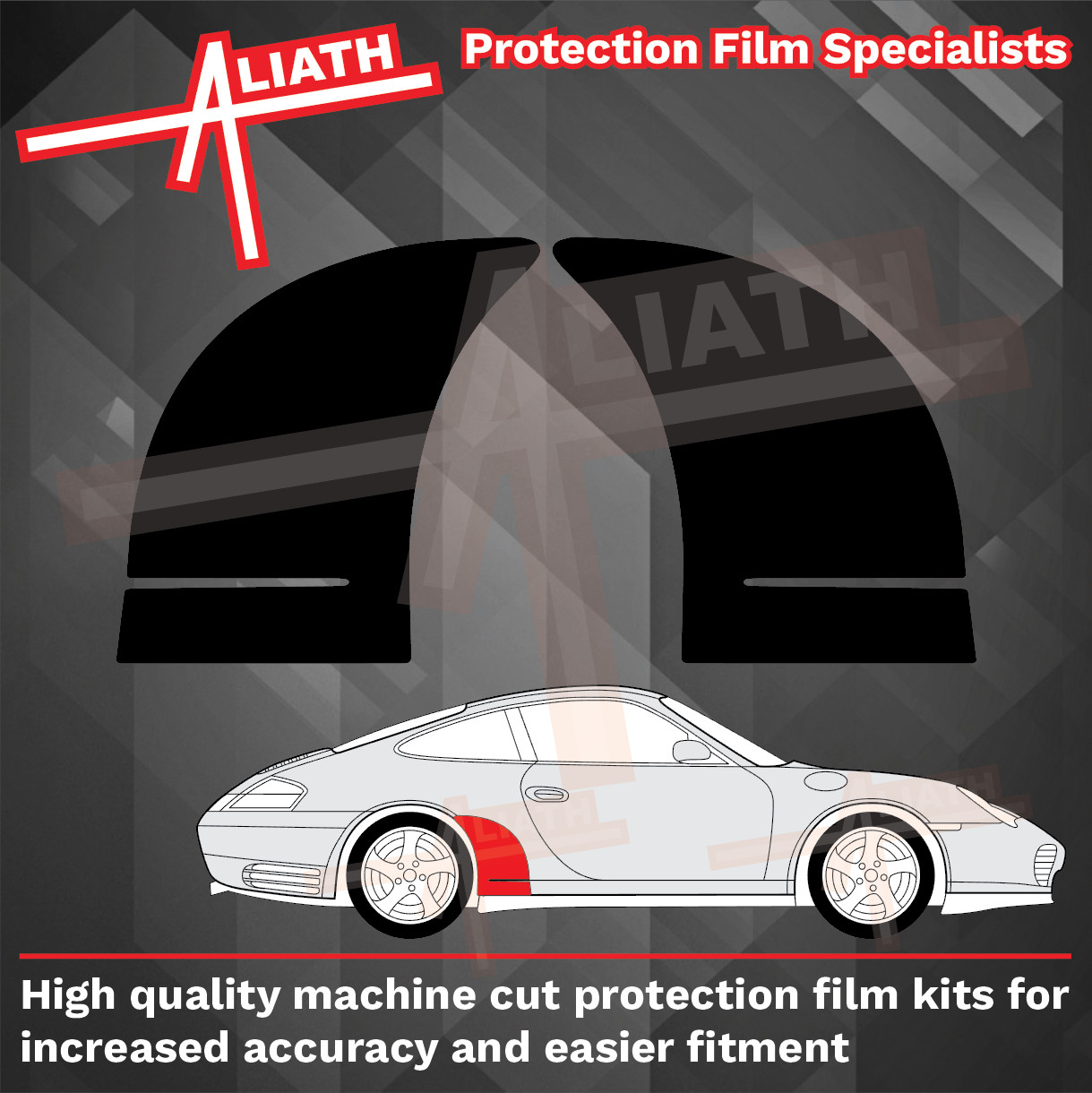 Fits Porsche 911 996 Carrera C4S CARBON Stone Chip Guard Paint Protection Film