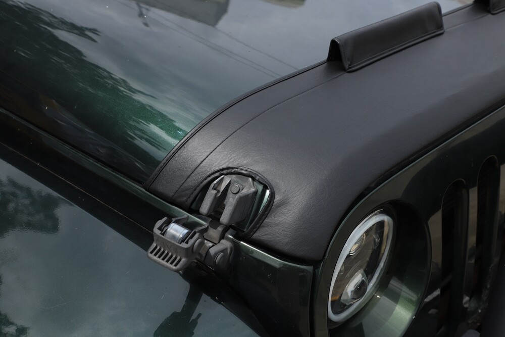 Canvas Hood Cover Front End Bra Protector V-Hood Covers For Jeep Wrangler 2007+