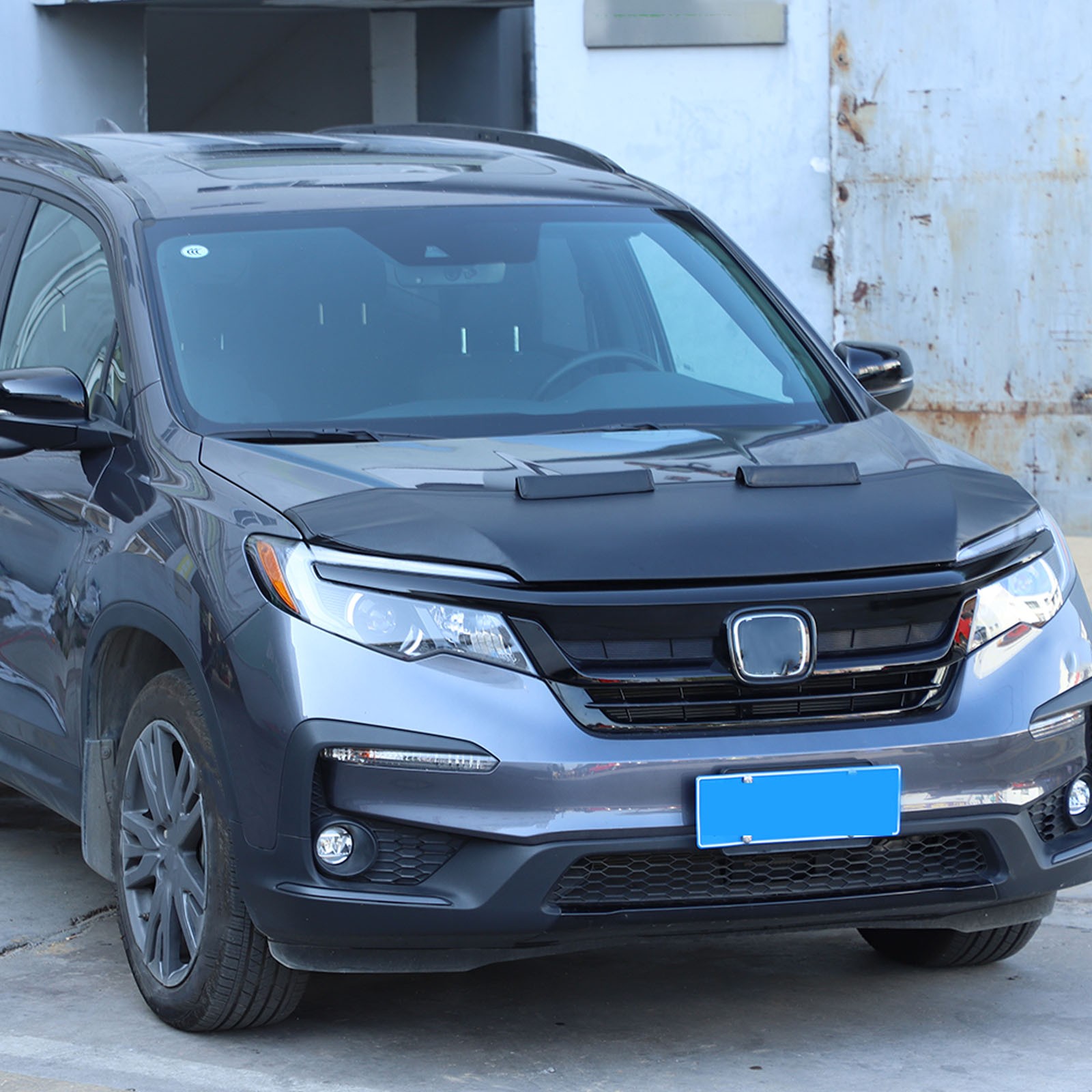 Front End Hood Stone Bra Guard Cover Protection Leather For Honda Pilot 2015-22